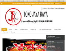 Tablet Screenshot of jaya-raya.com